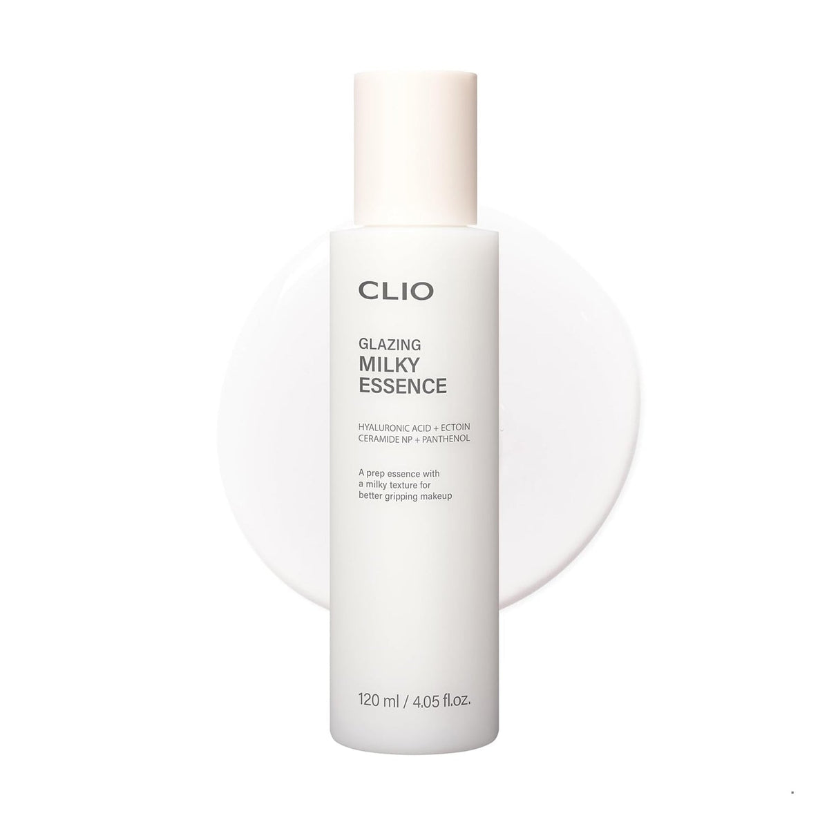 CLIO CLIO Glazing Milky Essence 120ml - hydrating - front bottle shot