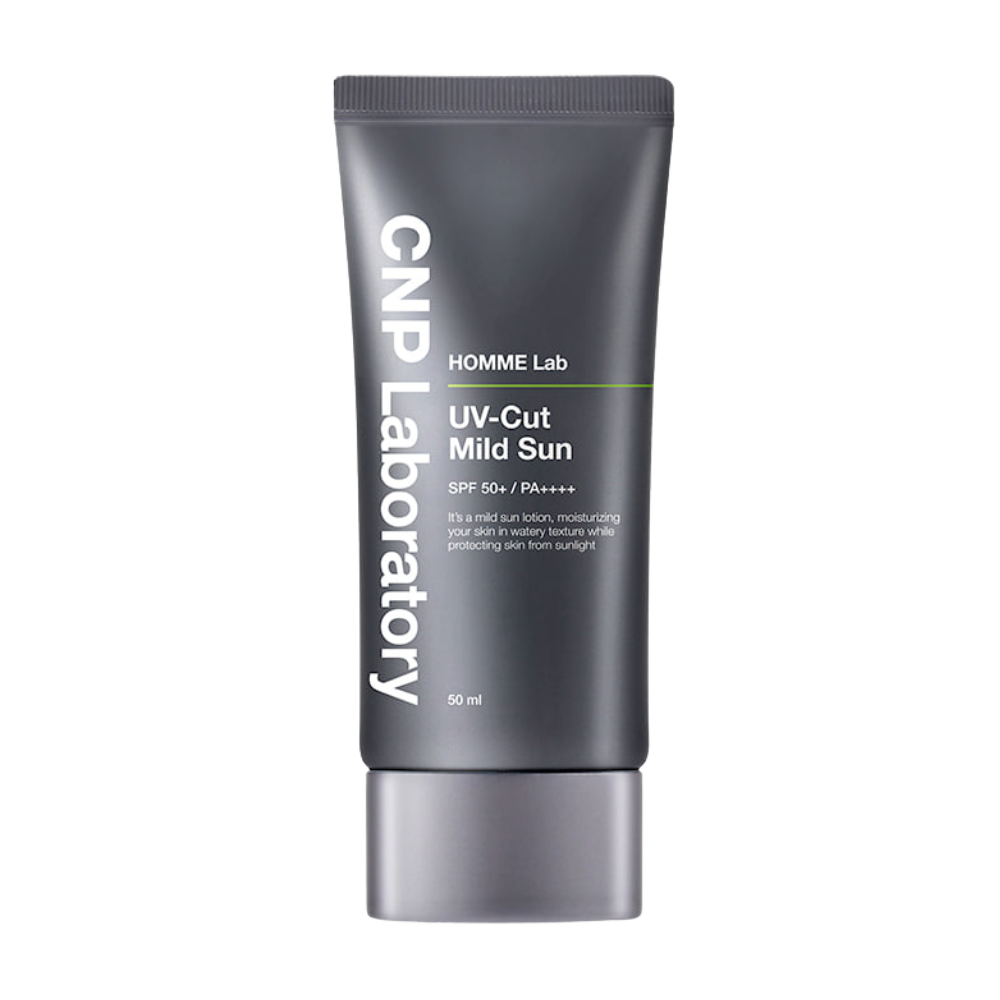 CNP Laboratory CNP Laboratory Homme Lab UV Cut Mild Sun SPF50+ PA++++ 50ml - hydrating - front bottle shot