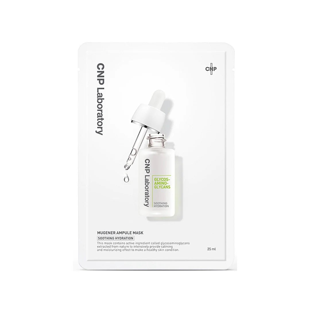 CNP Laboratory CNP Laboratory Mugener Calming Ampule Mask 25ml 10ea - hydrating - front bottle shot