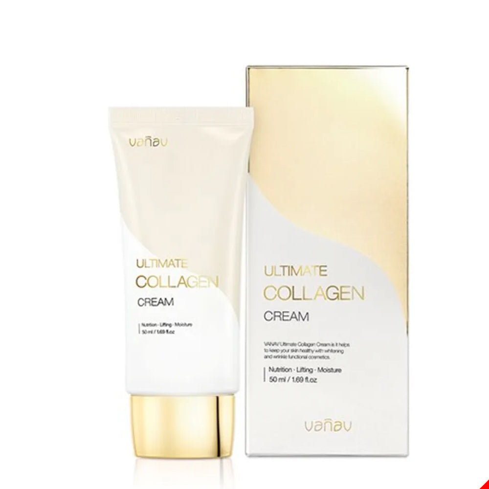 VANAV VANAV Ultimate Collagen Cream 50ml - hydrating - front bottle shot