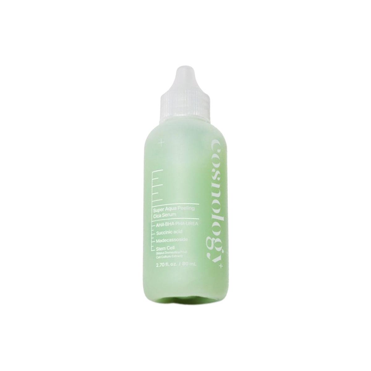 COSNOLOGY COSNOLOGY Super Aqua Peeling Green Shot X5 Cica Serum 80ml - hydrating - front bottle shot