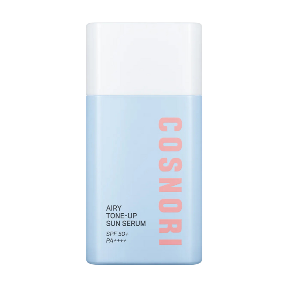 COSNORI COSNORI Airy Tone Up Sun Serum SPF50+ PA++++ 50ml - hydrating - front bottle shot