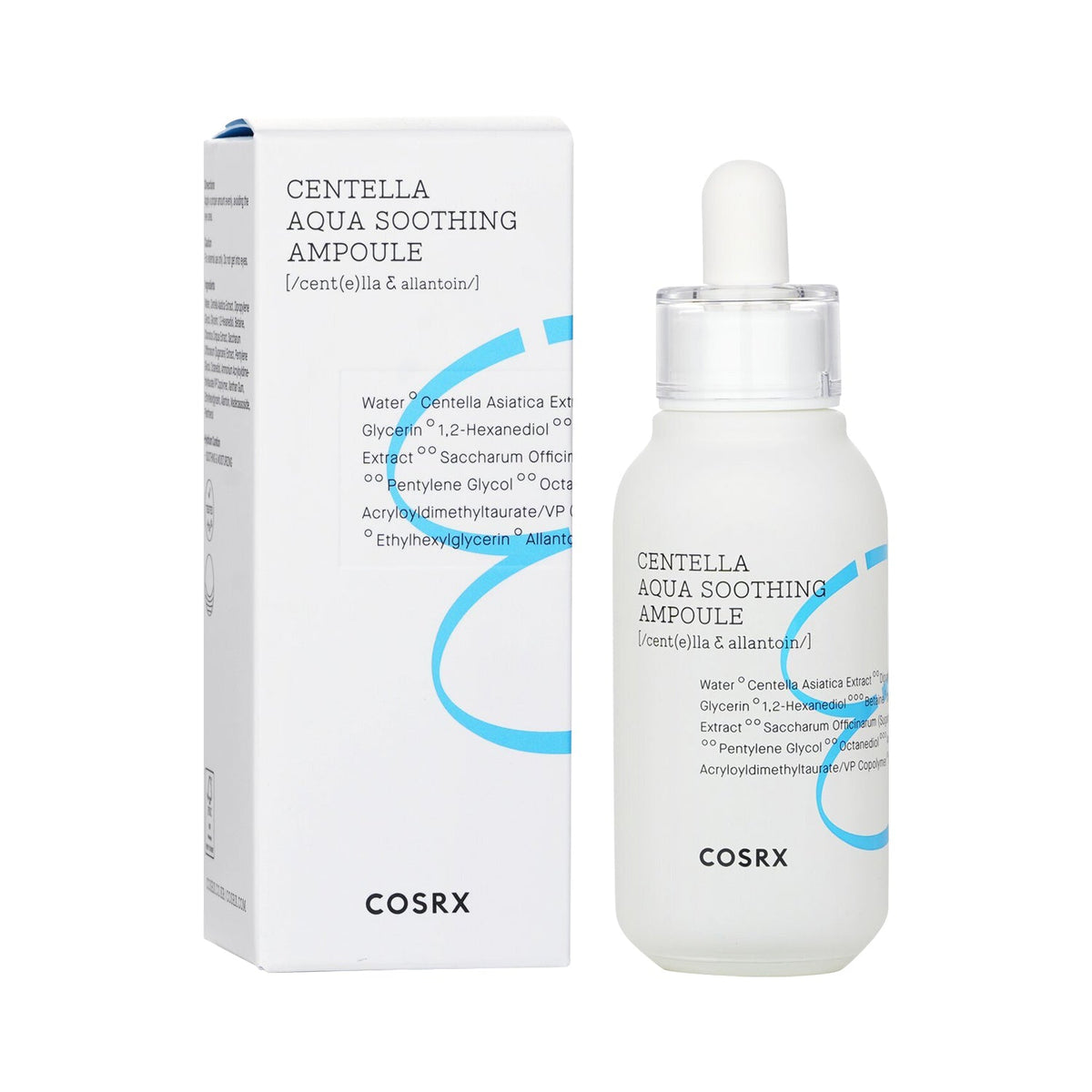 COSRX COSRX Hydrium Centella Aqua Soothing Ampoule 40ml - hydrating - front bottle shot