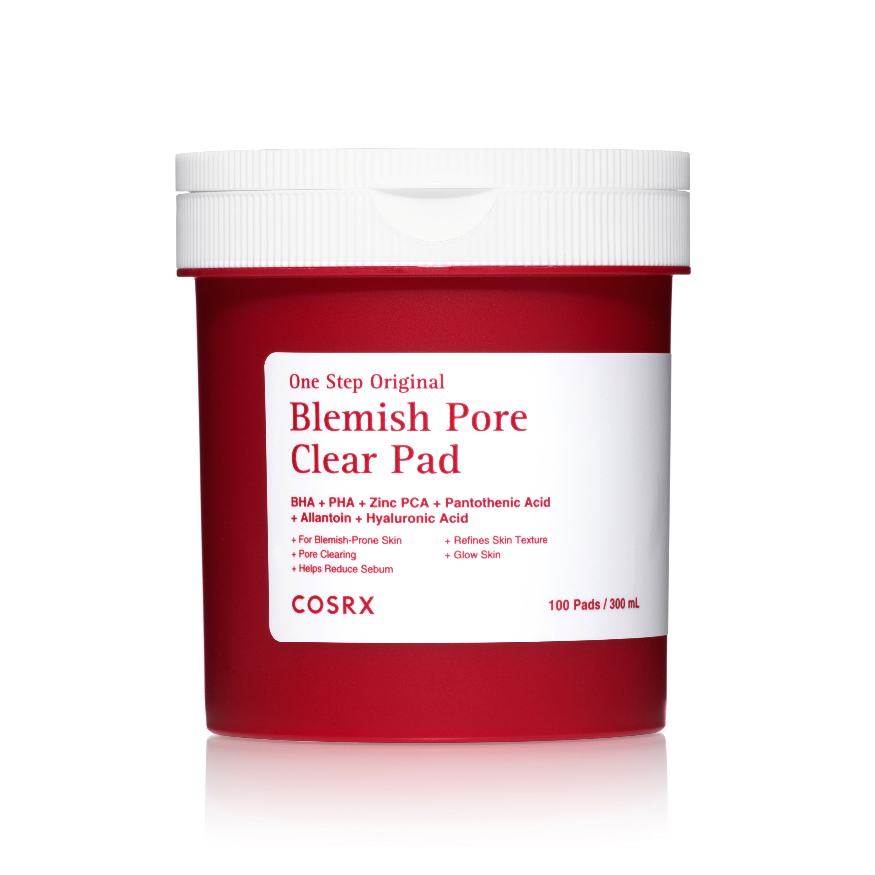 COSRX COSRX One Step Original Blemish Pore Clear Pad 100ea - hydrating - front bottle shot