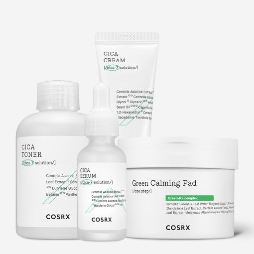 COSRX COSRX Pure Fit Cica Calming 4-Piece Set - hydrating - front bottle shot