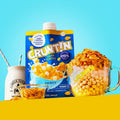 CRUNTIN CRUNTIN Crunch Ball Protein Shake Corn Flakee (1 Box 50g / 5 Pouches) - daily care - front bottle shot