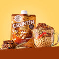 CRUNTIN CRUNTIN Crunch Ball Protein Shake Five-Grain Granola (1 Box 50g / 5 Pouches) - sun protection - front bottle shot