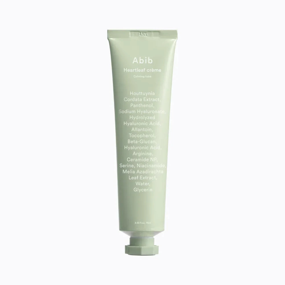 Abib Abib Heartleaf Creme Calming Tube 75ml - hydrating - front bottle shot