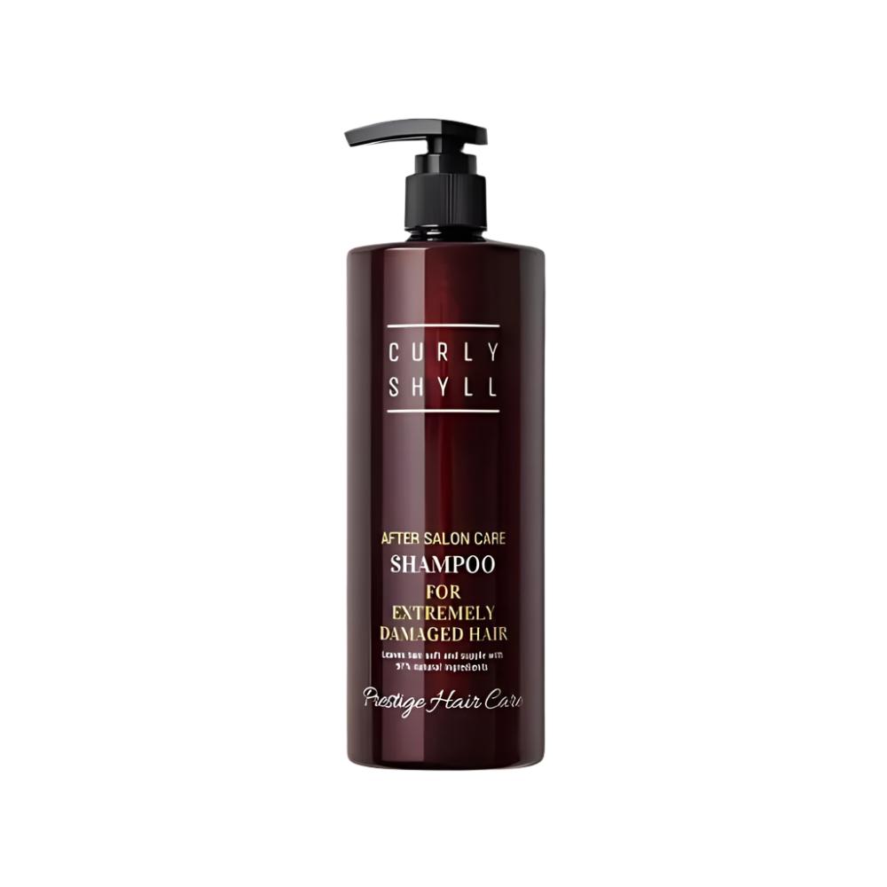 CURLY SHYLL CURLY SHYLL After Salon Care Shampoo For Extremely Damaged Hair 500g - hydrating - front bottle shot