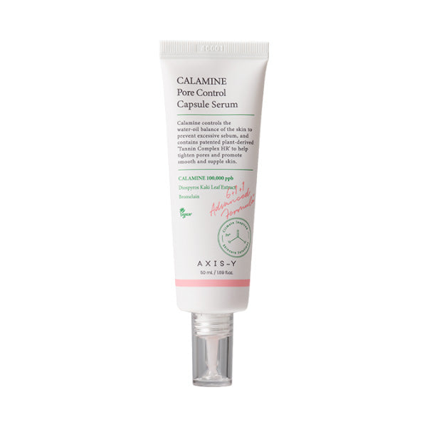 AXIS-Y AXIS-Y CALAMINE Pore Control Capsule Serum 50ml - hydrating - front bottle shot