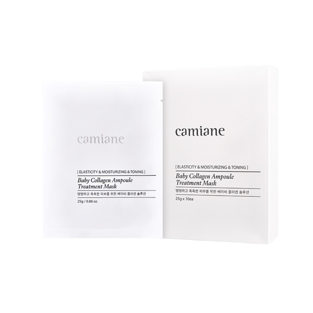 Camiane Camiane Baby Collagen Ampoule Treatment Mask 25g – 10 Sheets - hydrating - front bottle shot