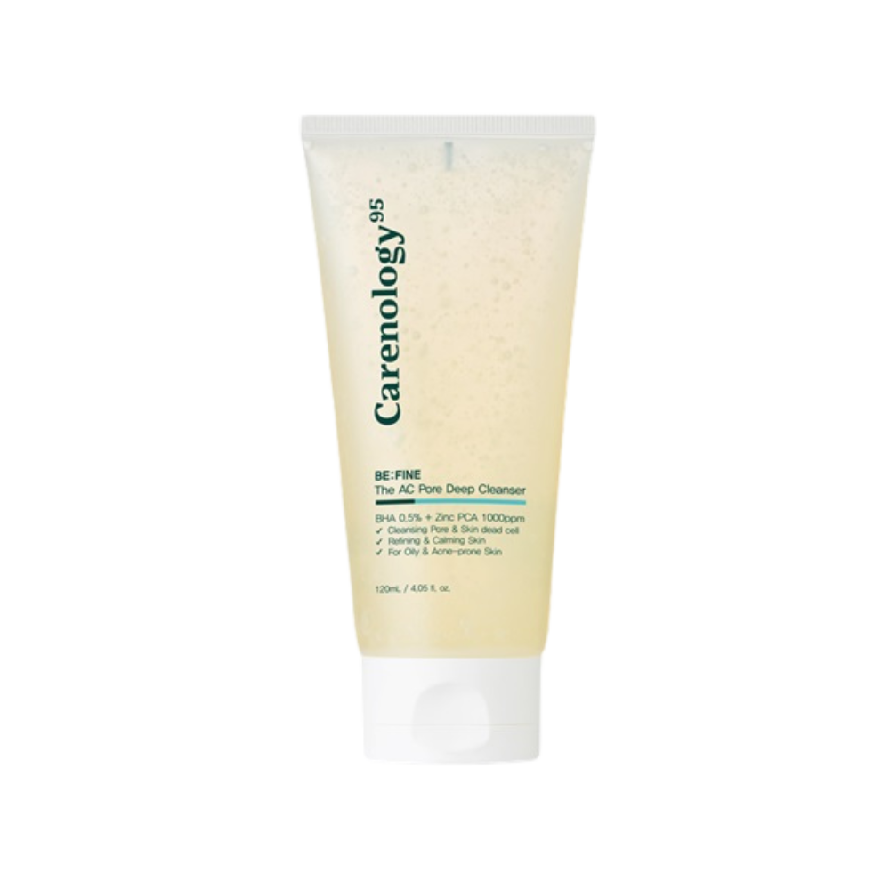 Carenology95 Carenology95 Be:Fine The AC Pore Deep Cleanser 120ml - hydrating - front bottle shot