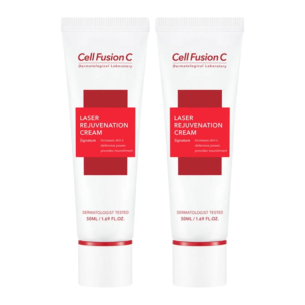 Cell Fusion C Cell Fusion C Laser Rejuvenation Cream 50ml Double Set - hydrating - front bottle shot
