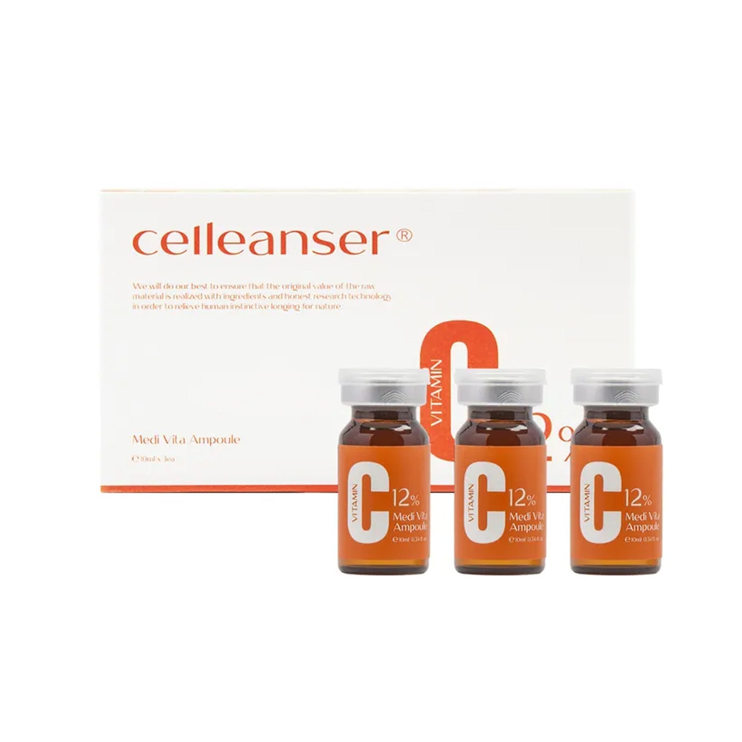 Celleanser Celleanser Medi Vita Ampoule 10ml x 3ea - daily care - front bottle shot