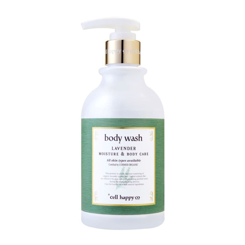 Cellhappyco Cellhappyco Lavender Body Wash 300ml - hydrating - front bottle shot