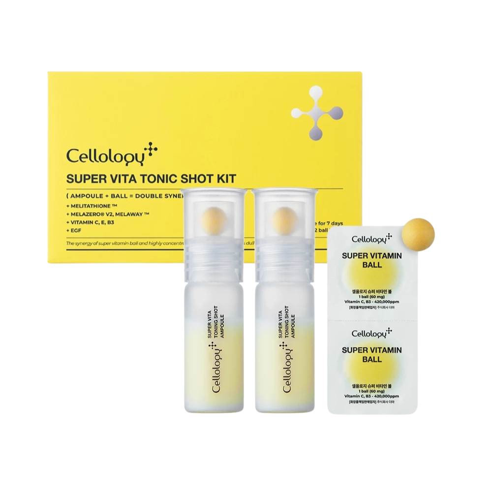 Cellology Cellology Super Vita Toning Shot 7-Day Ampoule 12ml - hydrating - front bottle shot