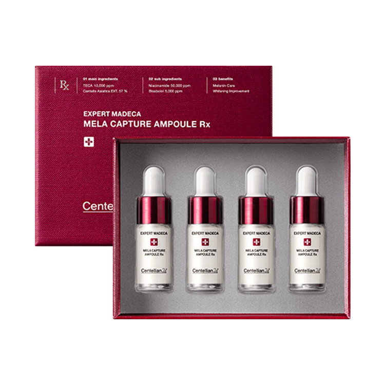 Centellian24 Centellian24 Expert Madeca Mela Capture Ampoule Rx 7ml*4ea - soothing - front bottle shot