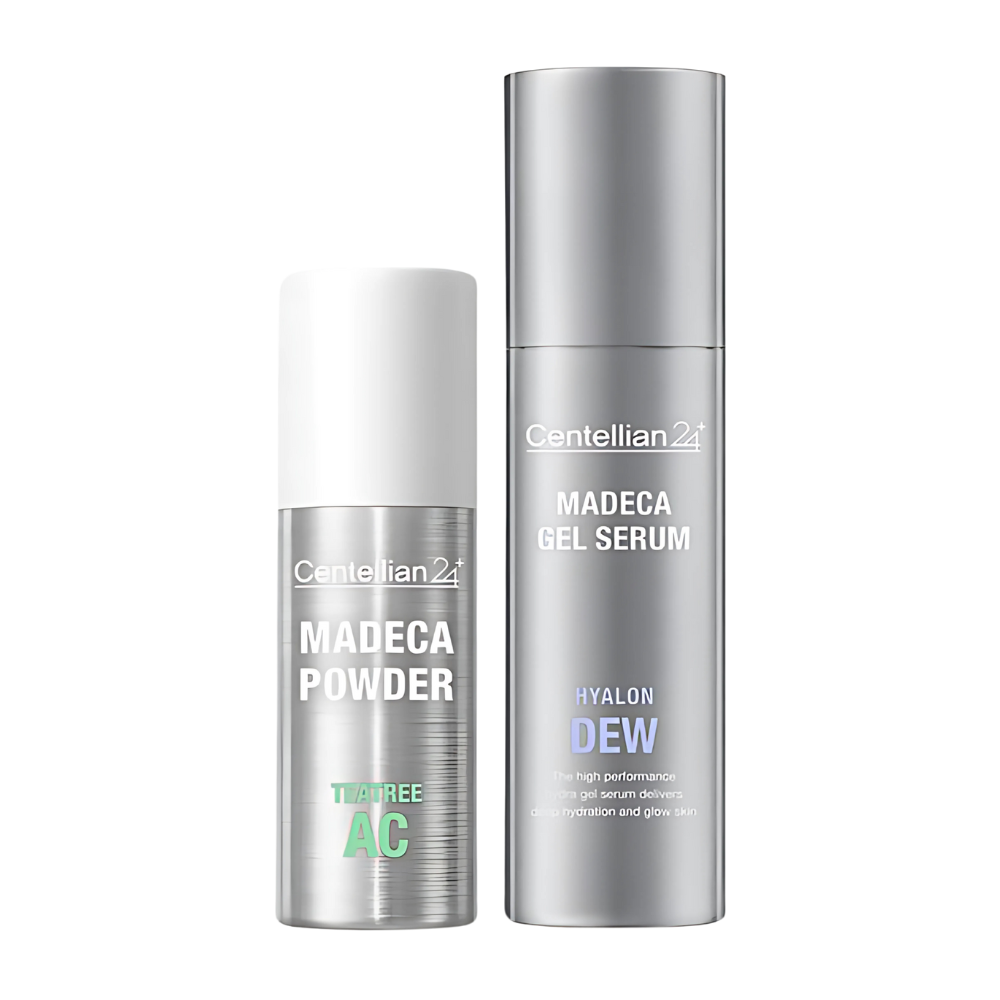 Centellian24 Centellian24 Madeca Powder Tea Tree AC 6g (1ea) + Madeca Gel Serum Hyalon Dew 30ml (1ea) - hydrating - front