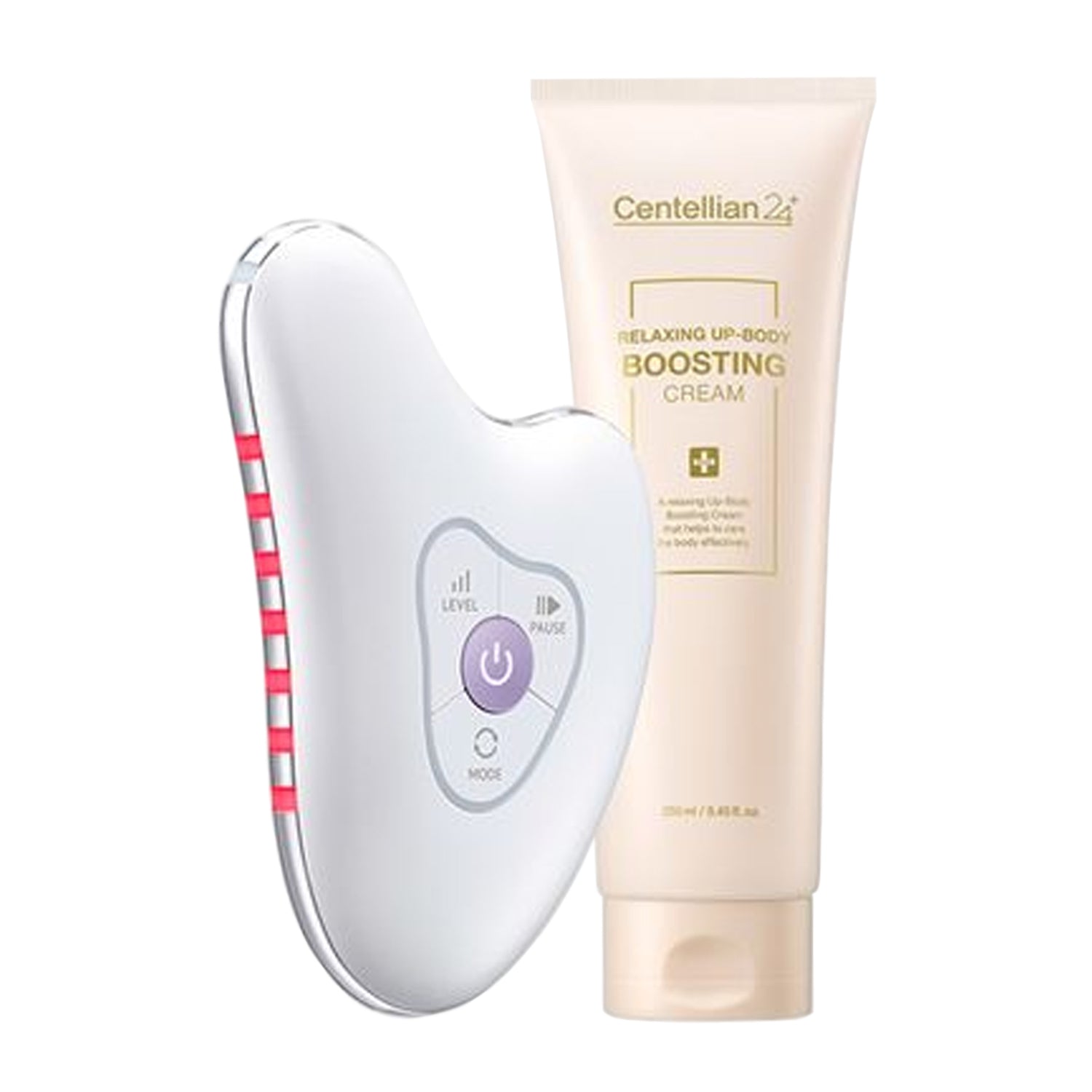 Centellian24 Centellian24 Madeca Prime Ritual White Pearl High-Frequency Galvanic Gua Sha Massager + Relaxing Up-Body