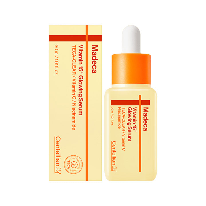 Centellian24 Centellian24 Madeca Vitamin 15 Glowing Serum 30ml - brightening - front bottle shot