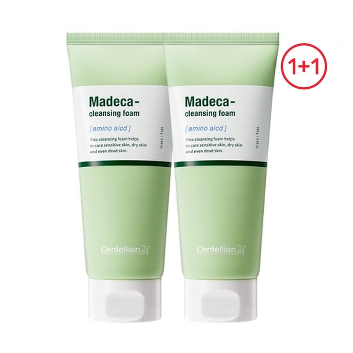Centellian24 Centellian24 Madeca Amino Acid Cleansing Foam 160g 2ea - soothing - front bottle shot