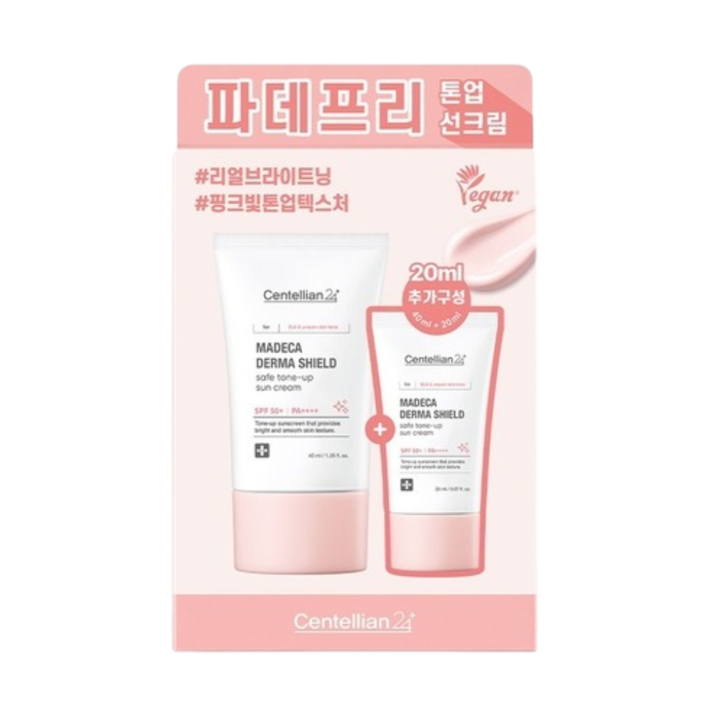 Centellian24 Centellian24 [NEW] Madeca Derma Shield Safe Tone-Up Sun Cream Special Set (40ml + 20ml) - soothing - front
