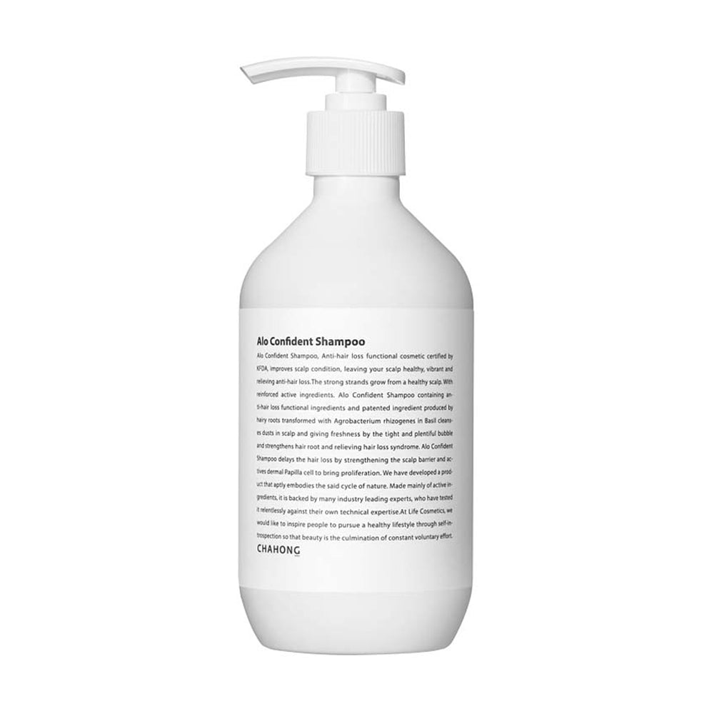 CHAHONG Chahong Alo Confident Shampoo (Hair Loss Relief) 300ml - soothing - front bottle shot