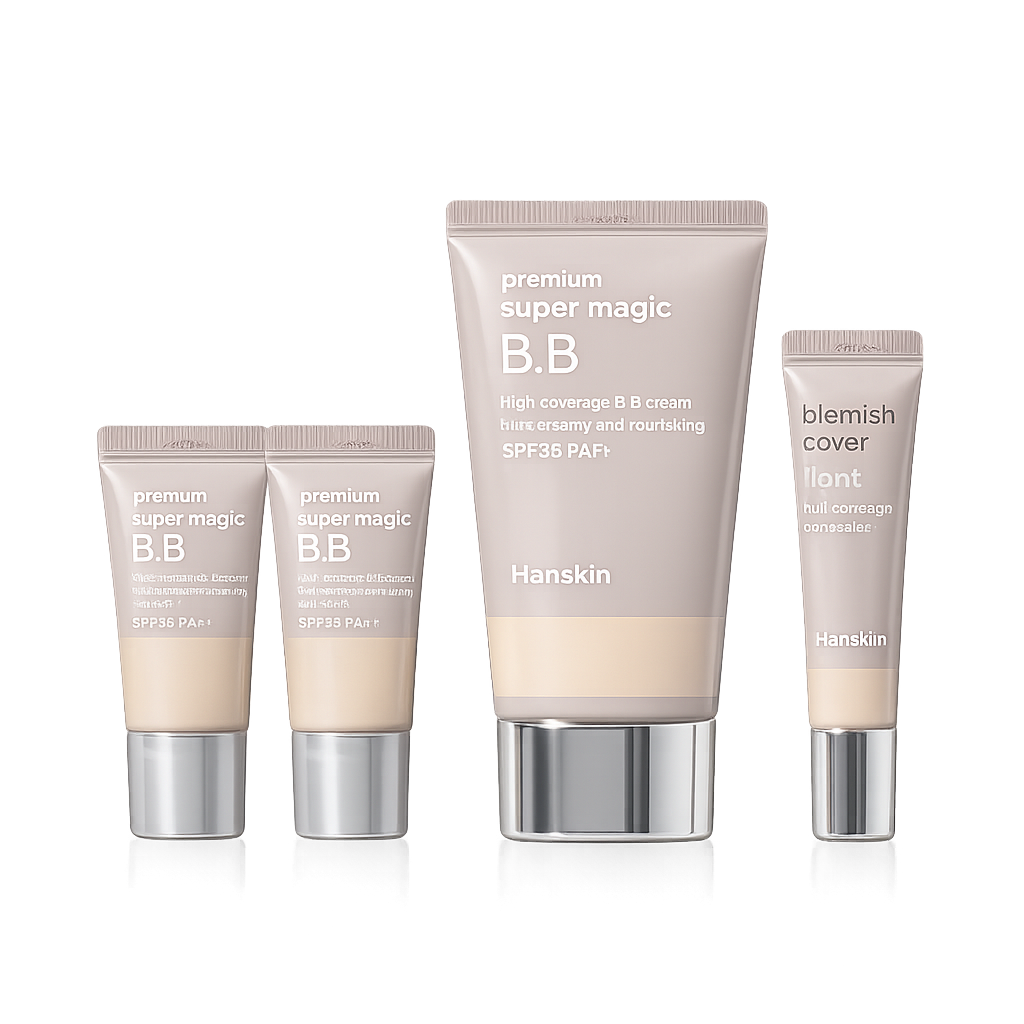 Hanskin Hanskin Premium Super Magic BB Cream 45g + 10g x 2ea - brightening - front bottle shot