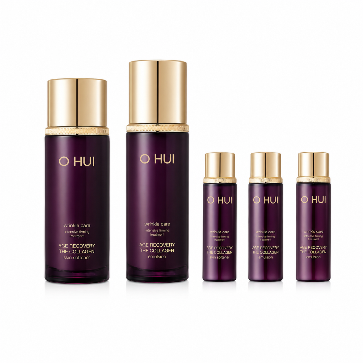 OHUI OHUI Age Recovery Set Skin Softener + Emulsion - hydrating - front bottle shot