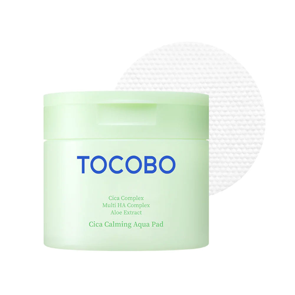 TOCOBO TOCOBO Cica Calming Aqua Pad 60ea - hydrating - front bottle shot