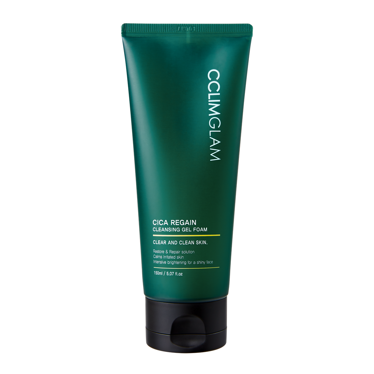 CCLIMGLAM CCLIMGLAM Cica Regain Cleansing Gel Foam 150ml - hydrating - front bottle shot
