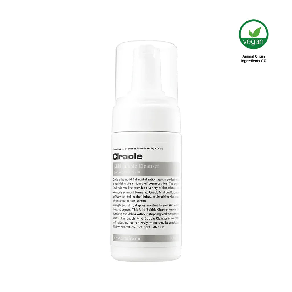Ciracle Ciracle Mild Bubble Cleanser For Senstive Skin 100ml - hydrating - front bottle shot