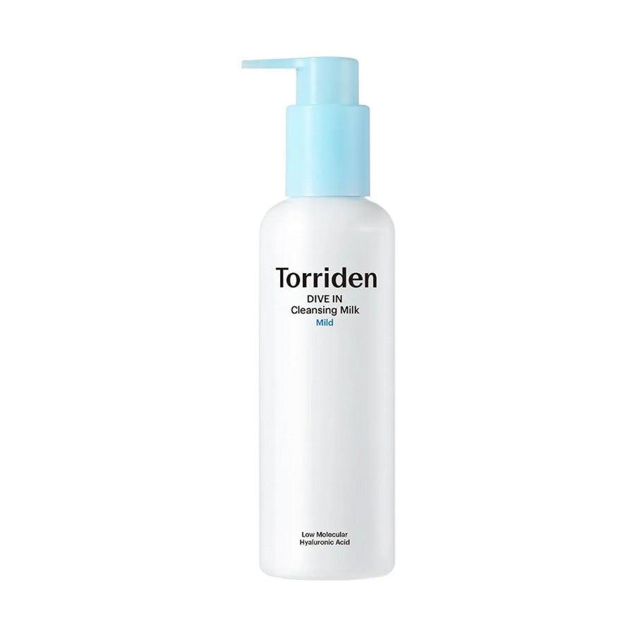 Torriden Torriden Dive-in Low Molecular Hyaluronic Acid Cleansing Milk 200ml - hydrating - front bottle shot