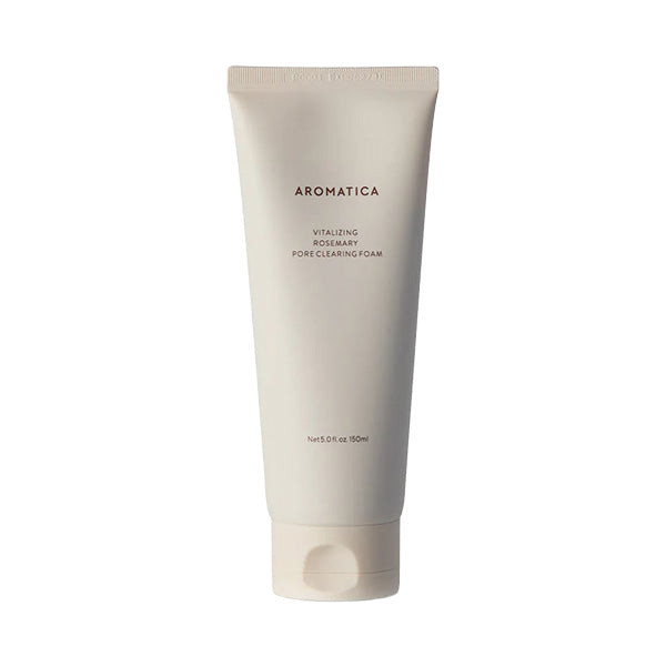 AROMATICA AROMATICA Vitalizing Rosemary Pore Clearing Cleansing Foam 150ml - pore care - front bottle shot