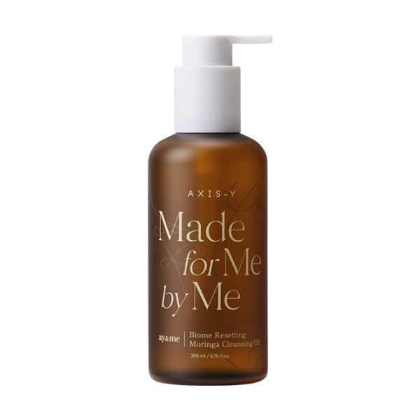 AXIS-Y AXIS-Y Biome Resetting Moringa Cleansing Oil 200ml - hydrating - front bottle shot