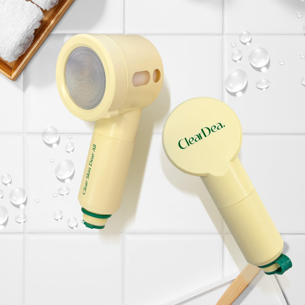 ClearDea. ClearDea. Glow On and On Shower Head Full Set - brightening - front bottle shot