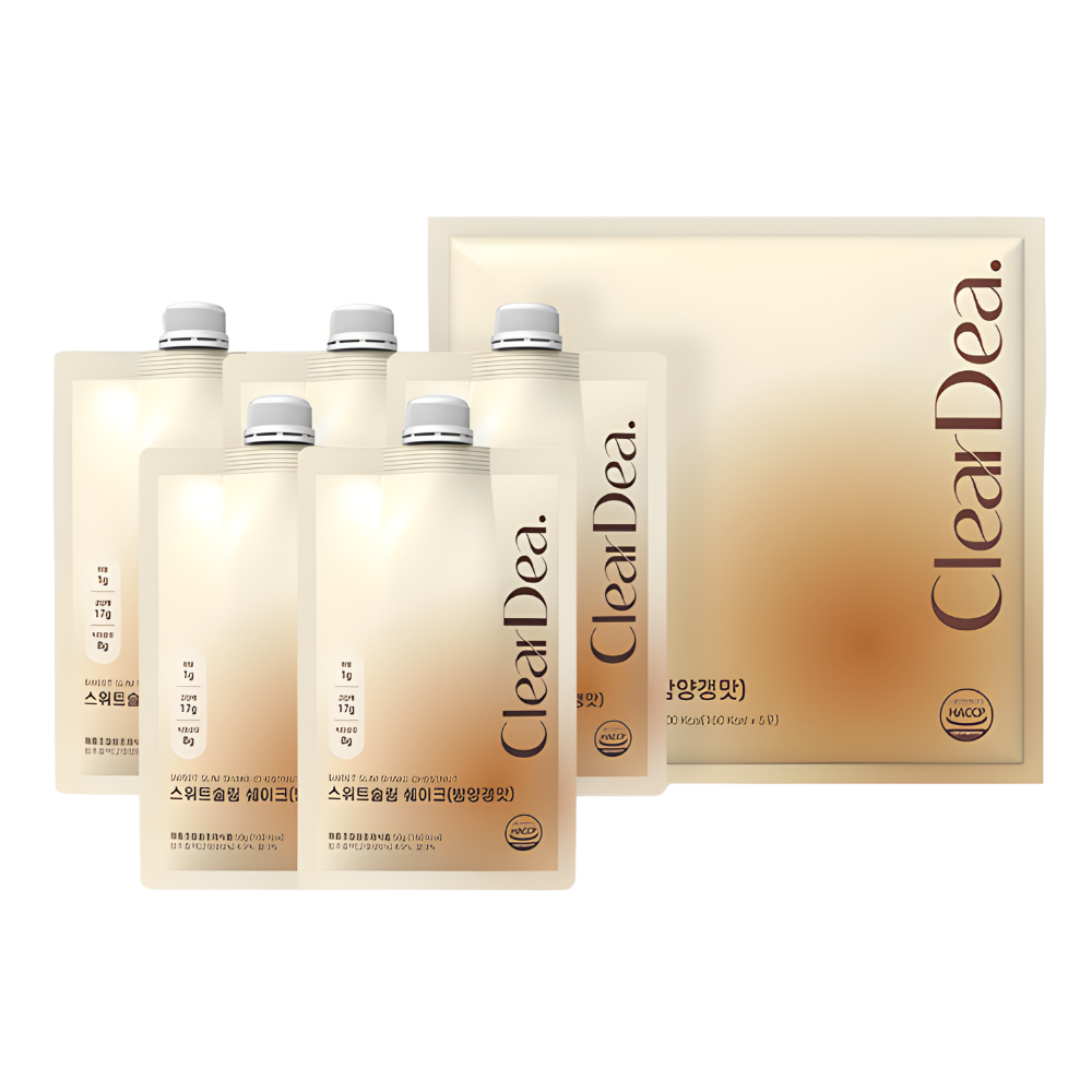ClearDea. ClearDea. Sweet Slim Shake Bar Chestnut 5ea (1 Box) - nourishing - front bottle shot