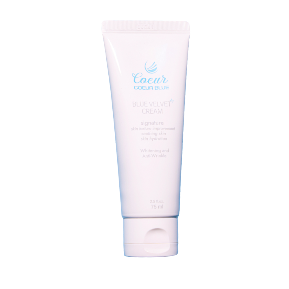 Coeur Coeur Blue Velvet Cream 75ml - hydrating - front bottle shot