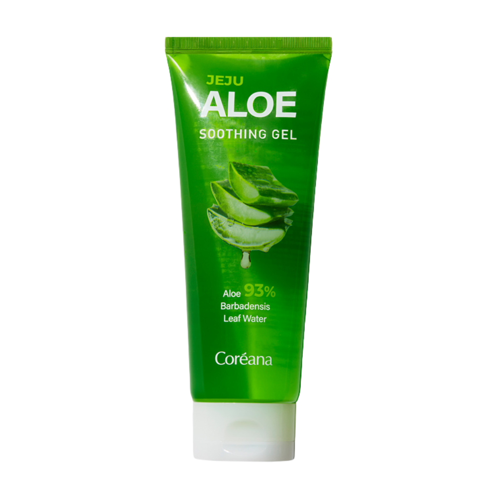 Coreana Coreana Jeju Aloe Soothing Gel 250ml - hydrating - front bottle shot