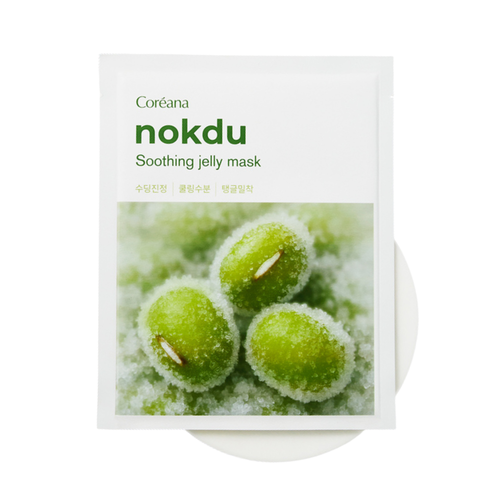 Coreana Coreana Nokdu Soothing Jelly Mask 10ea - hydrating - front bottle shot