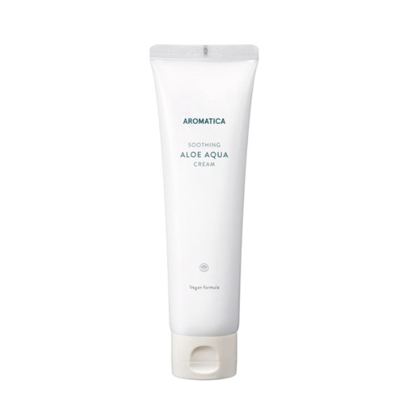 AROMATICA AROMATICA Soothing Aloe Aqua Cream 150ml - hydrating - front bottle shot