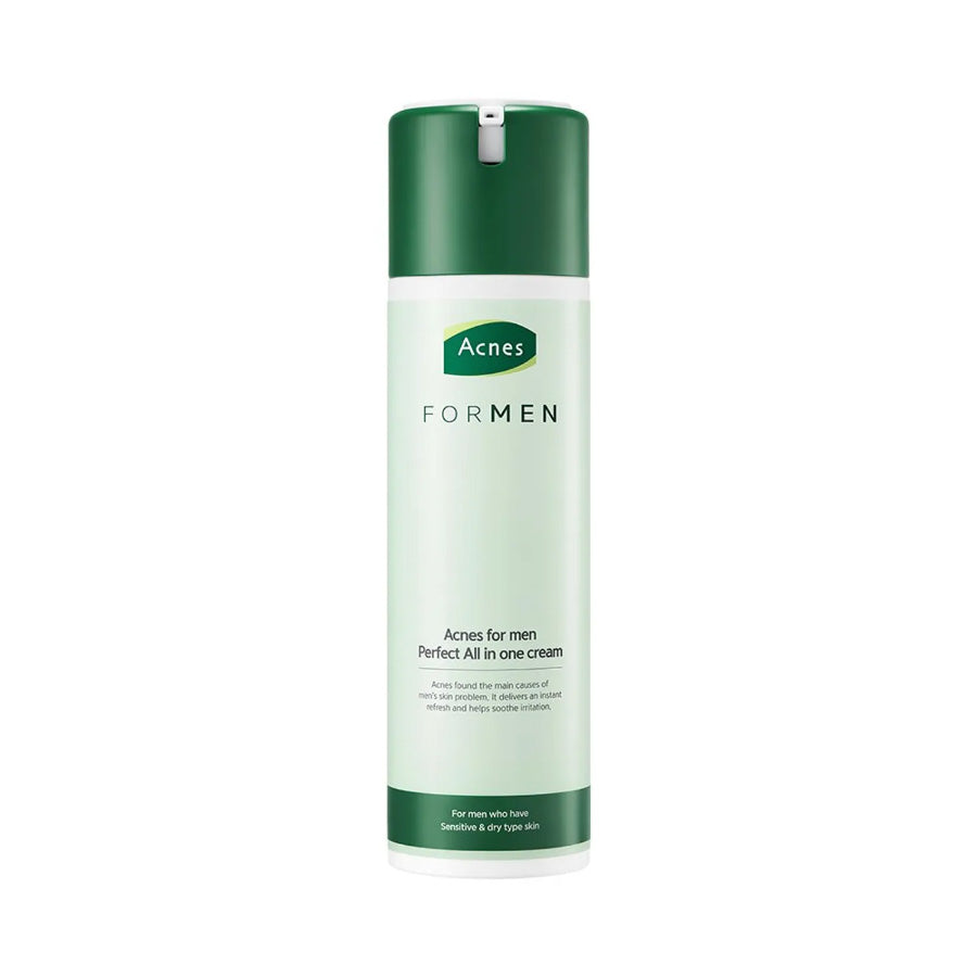 ACNES Acnes For Men Perfect All-in-one Cream 200mL - hydrating - front bottle shot
