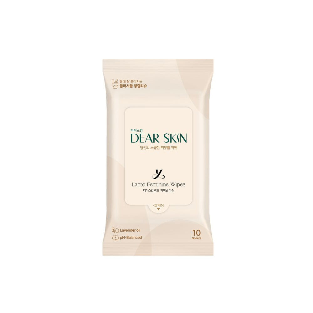DEARSKIN DEARSKIN Lacto Feminine Wipes 10P - daily care - front bottle shot