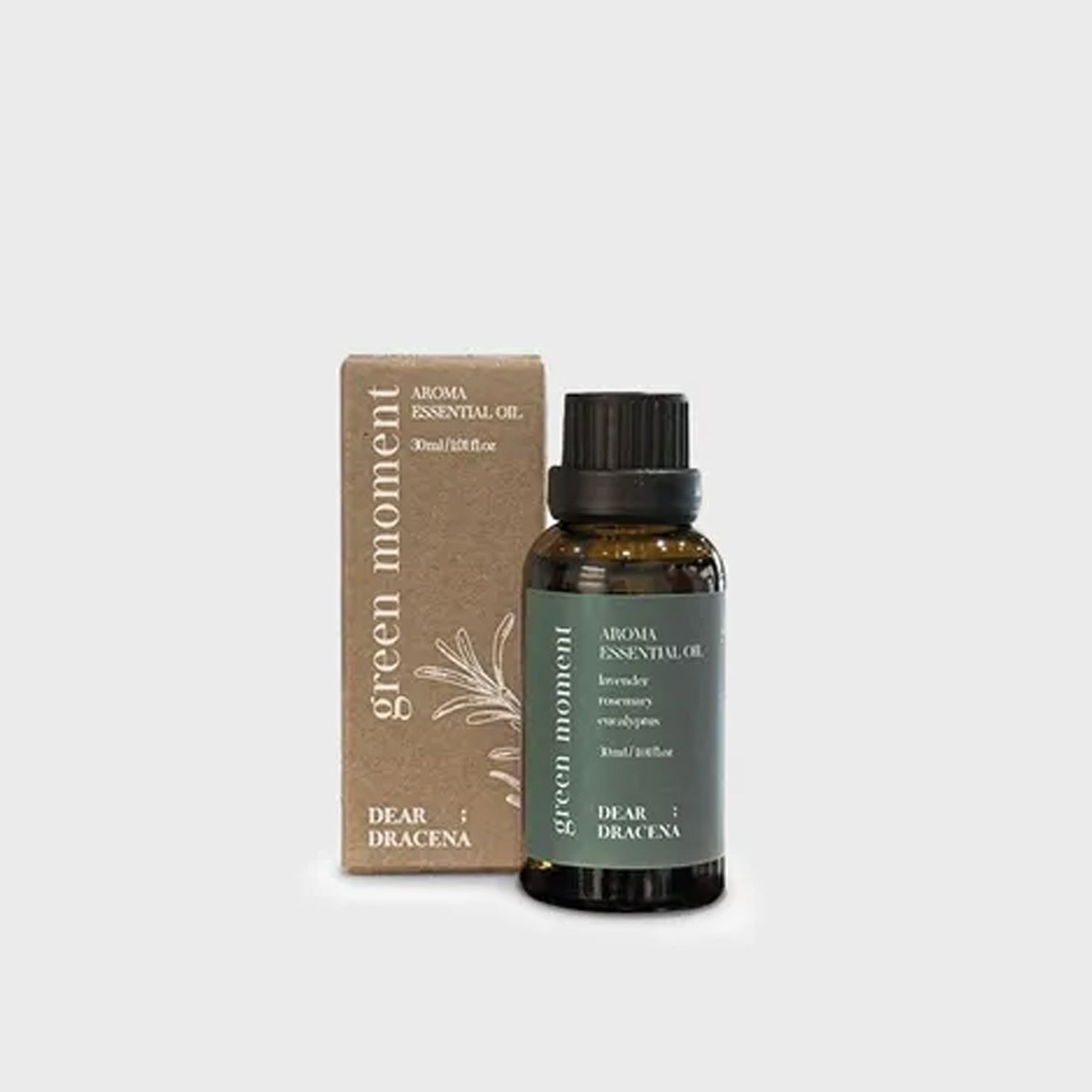 DEAR; DRACENA DEAR; DRACENA Green Moment Aroma Essential Oil 30ml - soothing - front bottle shot