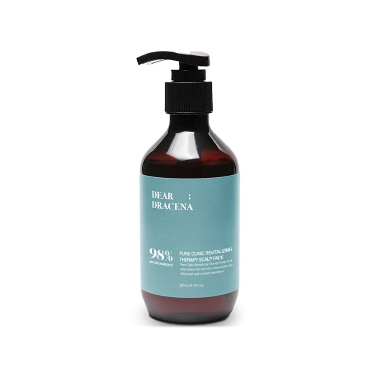 DEAR; DRACENA DEAR; DRACENA Pure Clinic Revitalizing Therapy Scalp Pack 200ml - hydrating - front bottle shot