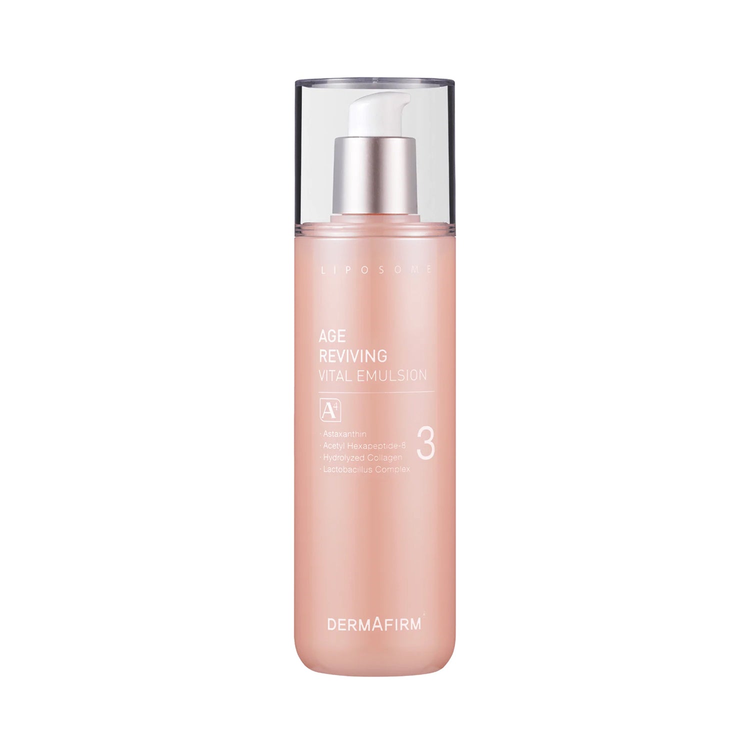 DERMAFIRM DERMAFIRM Age Reviving Vital Emulsion A4 200ml - soothing - front bottle shot