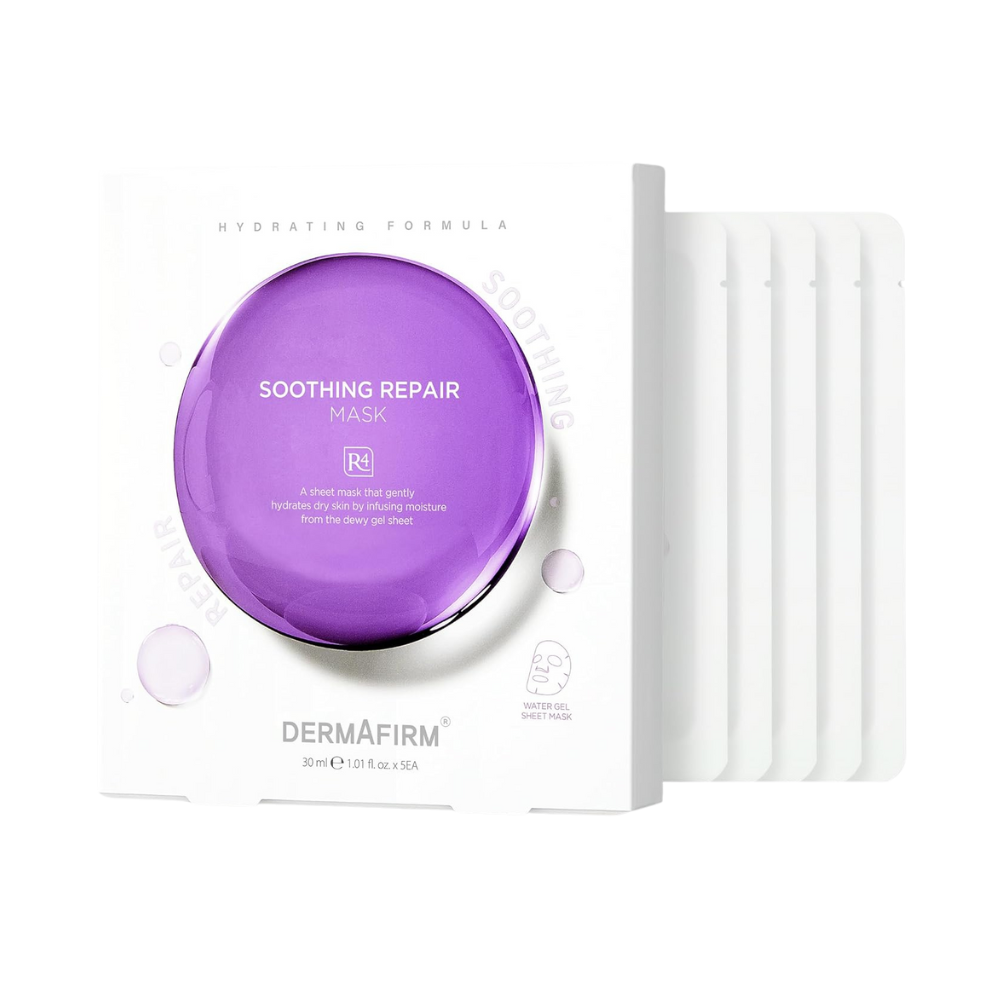 DERMAFIRM DERMAFIRM Soothing Repair Mask R4 30ml x 5ea - hydrating - front bottle shot