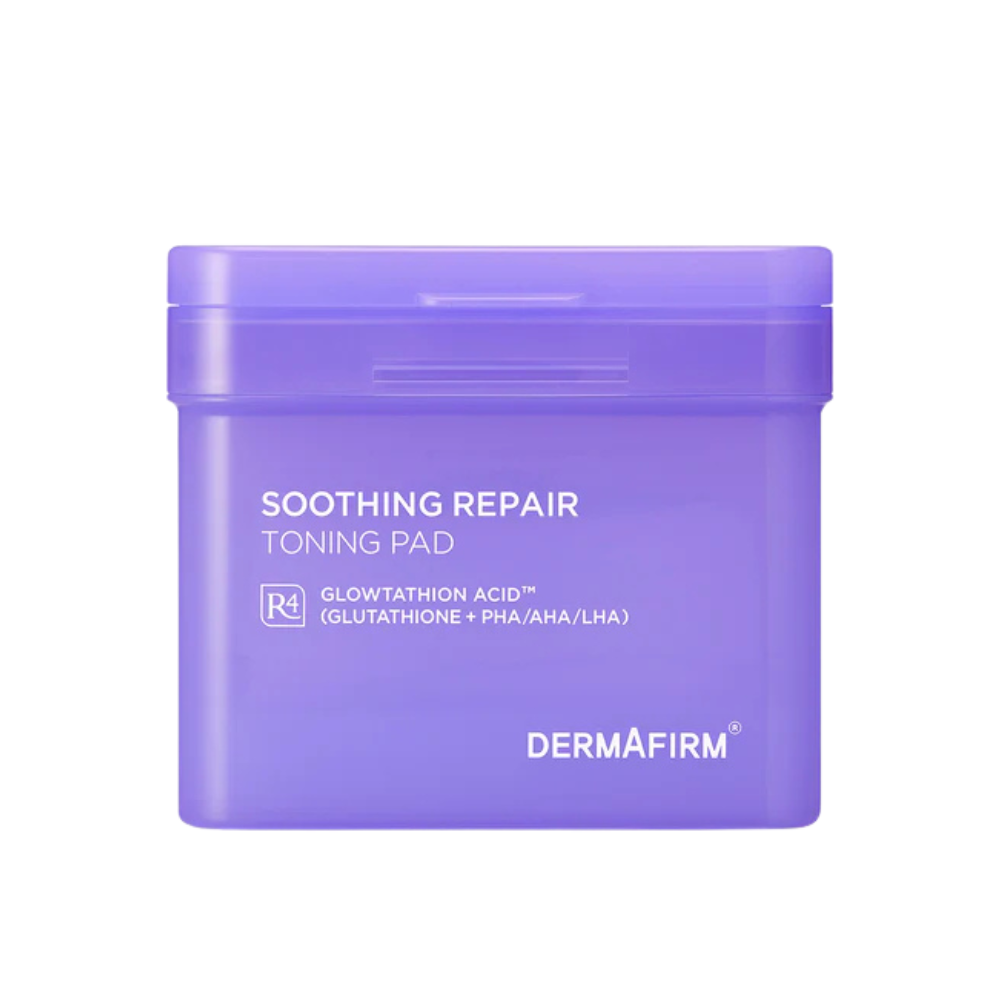 DERMAFIRM DERMAFIRM Soothing Repair Toning Pad R4 180ml (70ea) - soothing - front bottle shot
