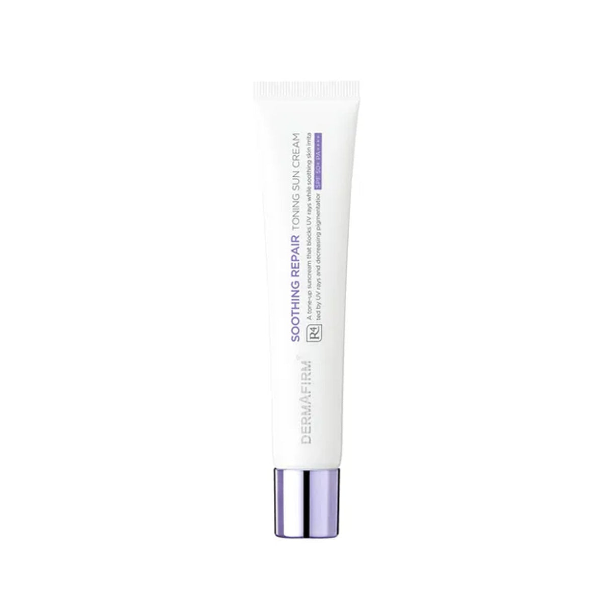 DERMAFIRM DERMAFIRM Soothing Repair Toning Sun Cream R4 40g - soothing - front bottle shot