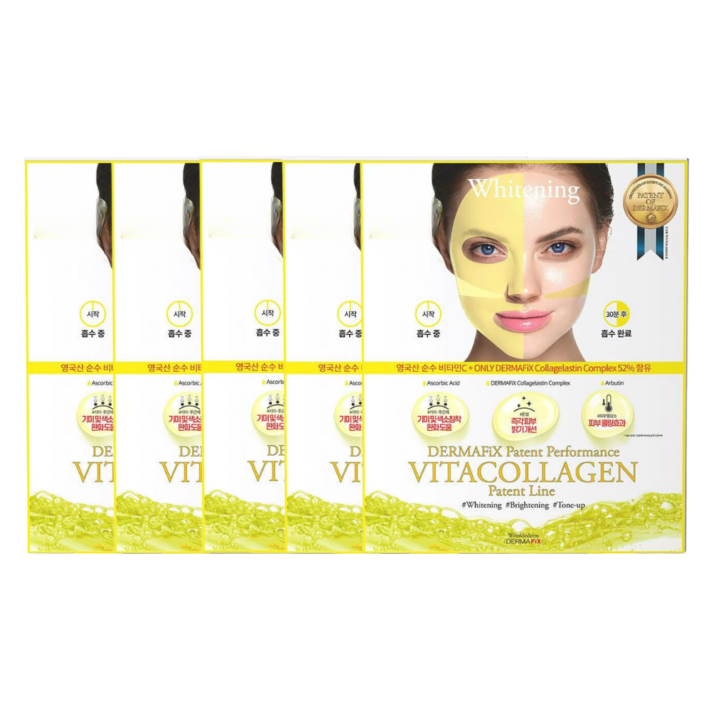 DERMAFIX DERMAFIX Patent Performance Vita Collagen (5 Sheets) - hydrating - front bottle shot